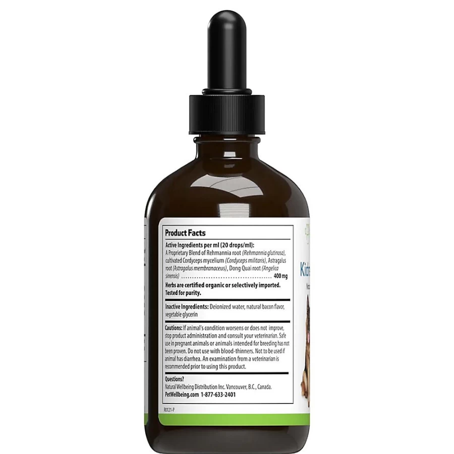 PetSmart Kidney Support GOLD Liquid Supplement for Dogs & Cats - Pet Wellbeing Renal Health Formula