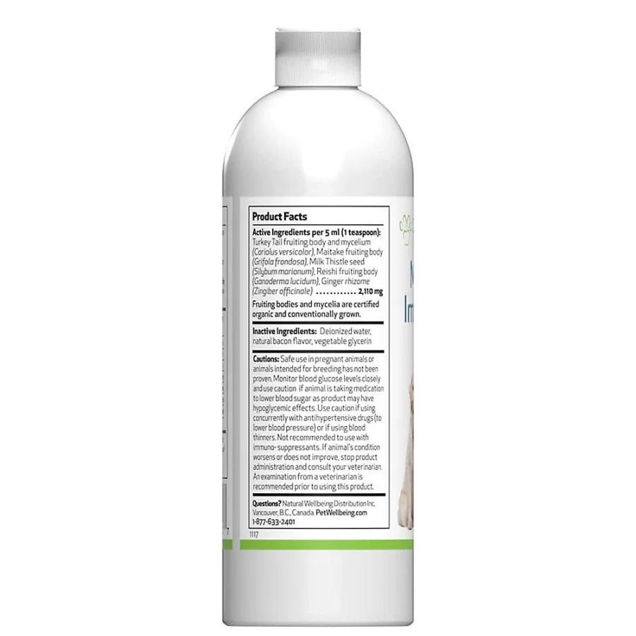 PetSmart Mushroom Immune Gold Liquid Supplement for Dogs & Cats - Boost Immunity
