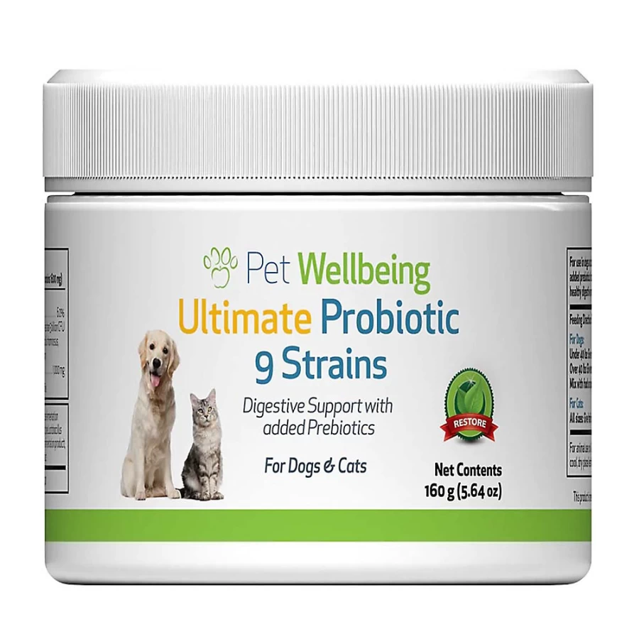 PetSmart Ultimate Probiotic Powder for Dogs & Cats - 9-Strain Digestive Supplement for Optimal Pet Health