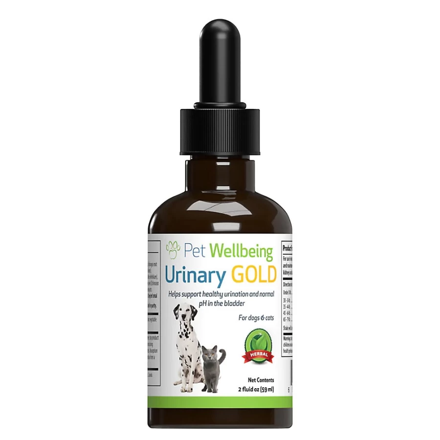 PetSmart Urinary Tract Support Supplement for Dogs & Cats - Pet Wellbeing Urinary GOLD Liquid Formula