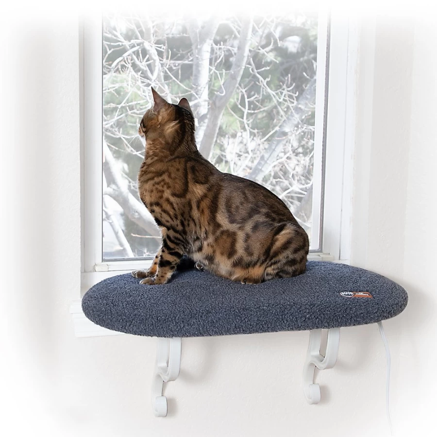 PetSmart KH Heated Cat Window Perch - Warm Kitty Sill for Indoor Cats