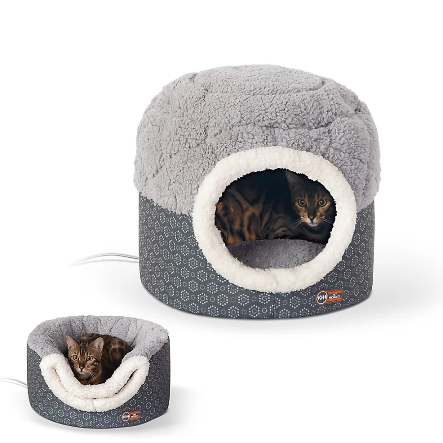 PetSmart KH Thermo-Pet Nest Electric Heated Cat Bed - Warm & Cozy Winter Pet Bed for Cats
