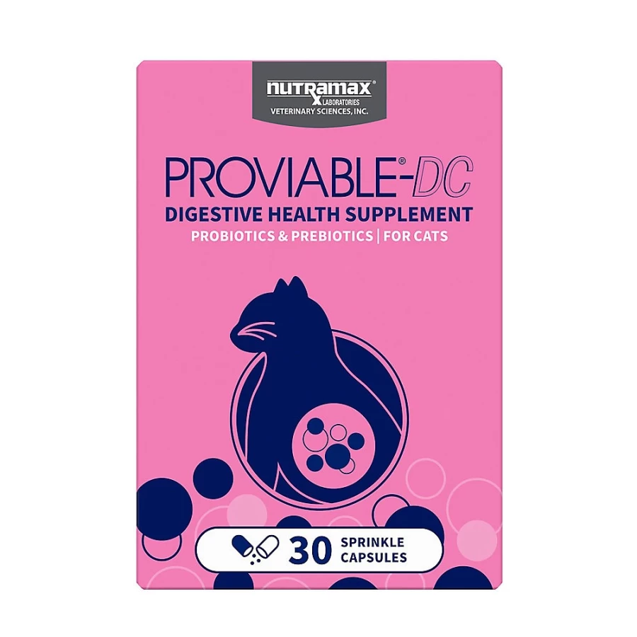 PetSmart Nutramax Proviable Digestive Health Supplement for Cats - Probiotic Capsules