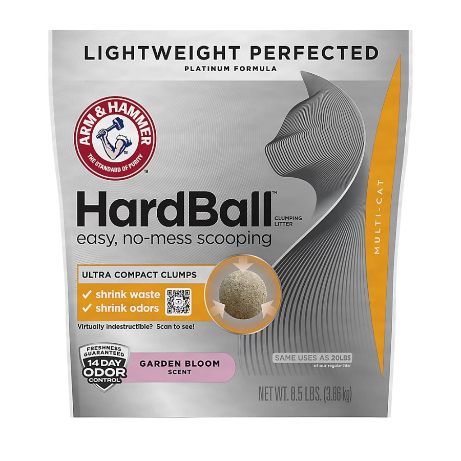 Arm & Hammer Platinum Clumping Clay Cat Litter - Garden Bloom Scent, Hardball Technology | PetSmart